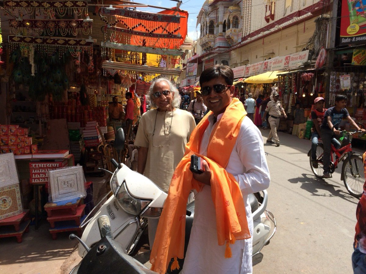In the mela bazaar